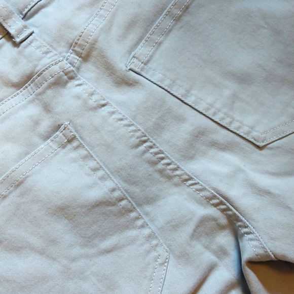 NWT Noisy May baby blue denim cropped ankle pants - Picture 3 of 4